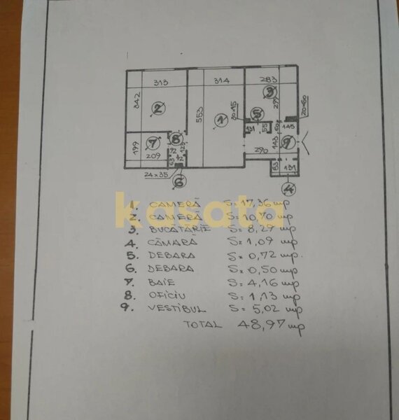Tei oportunitate  apartament 2 camere bloc 1985  renovat